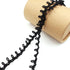 25 Yd Button Looping Braid Trim Elastic Button Loop for Sewing Craft Projects, Width 15mm (Black)...