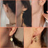 925 Sterling Earring Hooks 200PCS Silver+14K Gold Jewelry Making Supplies Hypoallergenic Ear Wires Fish Hook Earring Findings with 200PCS Clear Ru...