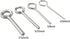 5IN1 Ring Allen Wrench Set - 5/64" 1/8" 5/32" 7/32" Allen Key Door Keys with 1 Keychain for Push Bar Panic Exit Device...