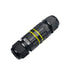COMOPEZ 3Pin IP68 Waterproof Junction Connector Box 3 Pole Electrical Box Wire Connector Cable for Underground Outdoor Light,LED,Tree Strings, Cab...