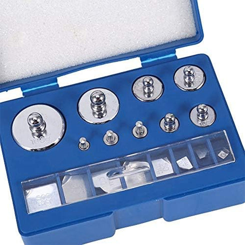 Scale Weights Kit, 17Pcs 10mg-100g Grams Scale Balance Calibration Weight Kit with Plastic Storage Case, 17pcs is 211.1 Gram Total...