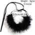 Exaggerated Multicolor Feather Choker Necklace Ribbon Fluffy Feather Collar Necklace Adjustable For Women Girls Gothic Costume Party...