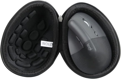 Hermitshell Hard Travel Case for Logitech Lift Vertical Ergonomic Mouse (Black, Case for Right-Handed Mouse)...
