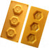 2 Pack 3 Cavities 3D Bee & Honeycomb Silicone Soap Molds for Soap Making, Beehive Cake Baking Pan, Homemade Craft Candle Resin Bath Bomb Old...