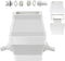 Rainwater Collection System, Rain Barrel Diverter Kit for 2 X 3 and 3 X4 inch, Down Spout RainWater Diverter...