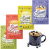 Sweet Logic Keto Dessert Mug Cake Mixes - Breakfast Variety Pack - Blueberry, Apple Cinnamon, Lemon Poppyseed, & Orange Almond - Low Sugar - Low C...