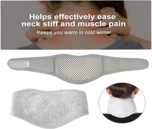 Neck Brace Self Heated Neck Support Brace Heating Pad Natural Physical Therapy Healing Neck Wrap Cervical Collar Neck Pain Relief Strap Neck Prote...
