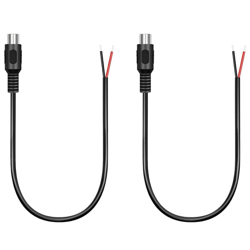 2 Pack RCA Female to Speaker Wire, RCA Female Plug Adapter Connector to Bare Wire Open End Audio Cable for Amplifier Audio Video Receiver Speakers...