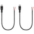 2 Pack RCA Female to Speaker Wire, RCA Female Plug Adapter Connector to Bare Wire Open End Audio Cable for Amplifier Audio Video Receiver Speakers...