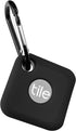 Silicone Case for Tile Pro (2018), Soft and Flexible, Scratch/Shock Resistant Silicone Cover with Carabiner for Tile Pro Tracker (Black)...