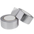 Glass Fiber Cloth Aluminum Foil Tape, Fireproof Self-Adhesive Tape High Temperature Leak Proof Tin Foil Duct Tape Seal Pipe Insulation Tear Resist...