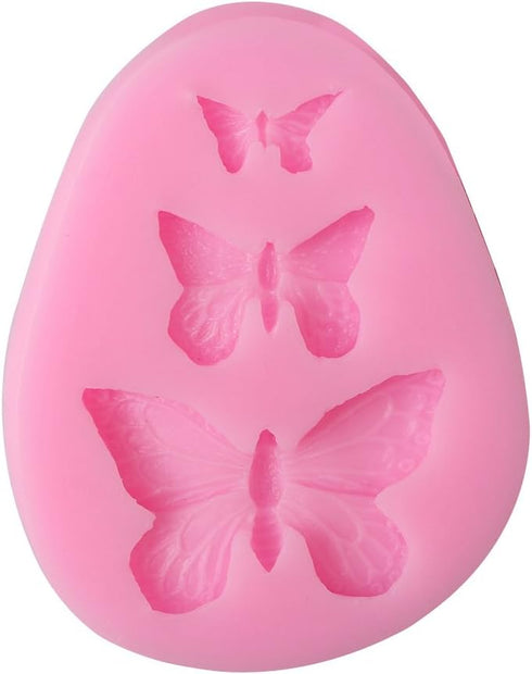 Silicone Butterfly Mold for Chololate Butterfly Fondant Candy Molds Cake Baking Mold For Homemade Cake DIY...