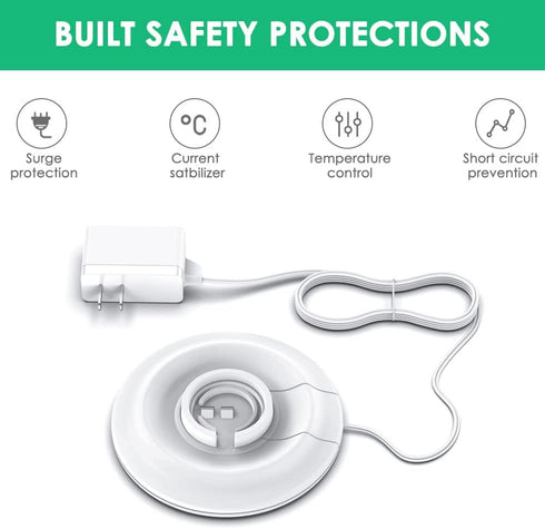 Replacement Charger for Cordless Handheld Vacuum Compatible with Black and Decker CHV1410L Dustbuster Handheld Vacuum Power Adapter Supply P/N 905...