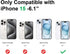 Compatible for iPhone 15 Case with Phone Charm Chain,3D Butterfly Flower Pearl Cute Aesthetic Phone Case,Crystal Clear Glitter Protective Case Wom...