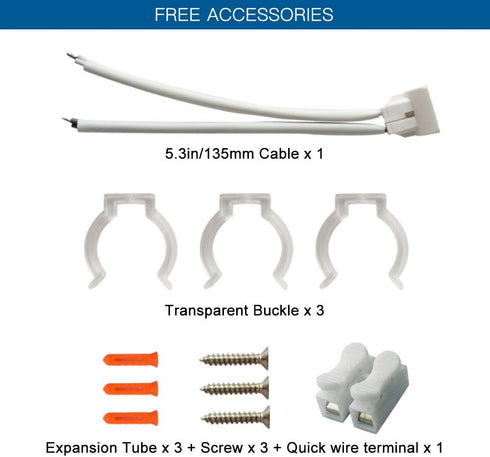 T9 LED Circline Light Bulb, 8 Inch 1600LM LED Circular Light, 13W Clear Cover 6000K Daylight Replacement for FC8T9/CW 22-Watt Fluorescent Circular...