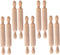 Toyvian 10pcs Rolling Mini Wood Rolling Pin Mini Cutting Board Small Home Decor Wood Cooking Utensils Rolling for Rolling French Rolling Pin for M...
