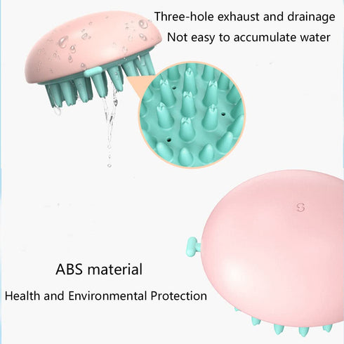 2Pcs Pet Bath Grooming Brush Dog Cat Bath Brush Soft Silicone Dog Shower Brush with Shampoo Dispenser Suitable For Washing Shampooing Massaging Pe...