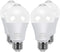 Aukora Motion Sensor Light Bulbs 4-Pack, 12W (100-Watt Equivalent) E26 Motion Activated Dusk to Dawn Security Light Bulb Outdoor/Indoor for Front ...