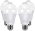 Aukora Motion Sensor Light Bulbs 4-Pack, 12W (100-Watt Equivalent) E26 Motion Activated Dusk to Dawn Security Light Bulb Outdoor/Indoor for Front ...