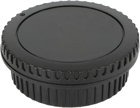 2 Pack Rear Lens Cap and Camera Body Cap Cover Kit for Canon EF EF-S Mount Camera EOS T7 T6 T5 T4i T5i T6i T6s T7i SL1 SL2 SL3 60D 70D 80D 5D Mark...