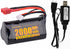 11.1V 2000mAh Li-ion Battery for R608 Brushless RC Boat 210E 200E RC Boat 2104 Brushless RC Truck with USB Charging Cable......