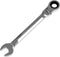 Egofine 13mm Ratchet Wrench Flex Head, Ratcheting Combination Wrench Metric, Industrial Grade Gear Spanner with 12 Point Box End, 72-Teeth Ratchet...