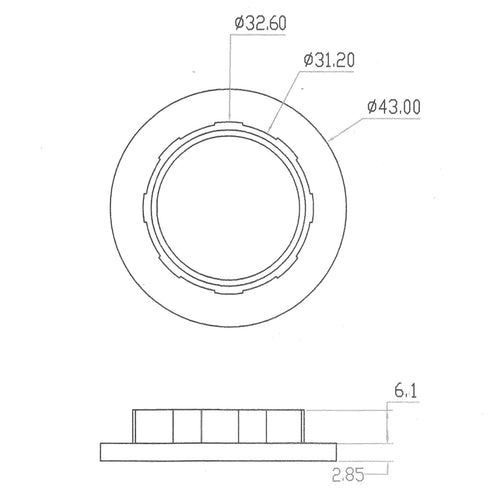 4 Pcs E12 Lamp Shade Collar Rings & 1pcs Black Shade Ring Removal Tool for E12 Candelabra Base Sockets with Diameter of 1.1" (White,Inner 28mm)...