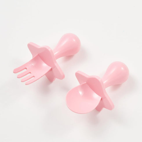 Nooli Baby Silverware Baby Fork Toddler Forks Toddler Utensils, BPA Phthalates-Free, Dishwasher and Sterilizer Safe, Pink - Kids Silverware...