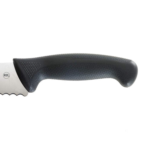Mercer Culinary M23211 Millennia Black Handle, 10-Inch Left Handed Wavy Edge Wide, Bread Knife...