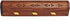 raajsee Beautiful Handmade Wooden Brown Incense Stick Holder Burner Storage Coffin Box - Ash Catcher with Brass Inlay -Home Utilities & Accessorie...