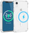 TORU MX Slim for iPhone XR Magnetic Case, Compatible with Magsafe, Hybrid Transparent HD Clear Case with Detachable Wrist Strap, Scratch Resistant...