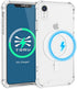 TORU MX Slim for iPhone XR Magnetic Case, Compatible with Magsafe, Hybrid Transparent HD Clear Case with Detachable Wrist Strap, Scratch Resistant...