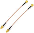 BINGFU SMA Female Bulkhead Mount to SMA Male RG316 Antenna Extension Cable 6 inch 15cm 2-Pack Compatible with 4G LTE Router Gateway Cellular SDR U...
