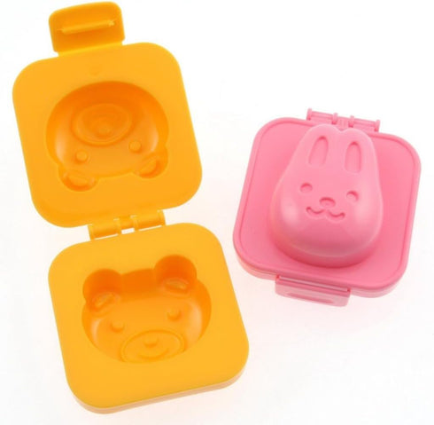 Kotobuki Plastic Egg Mold, Rabbit and Bear...