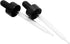 VIGOR PATH 2-Pack Amber Glass Dropper Bottles - Complete with Tapered Glass Droppers for Essential Oil or Any Liquids (2oz/60ml)...