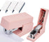 stapler,office Manual stapler,Children's stapler,Including 2660 staples, Capacity 20 sheets (Pink-2P)...