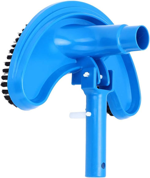 Curved Suction Head Pool Brush, 4.7in, Stainless Steel...