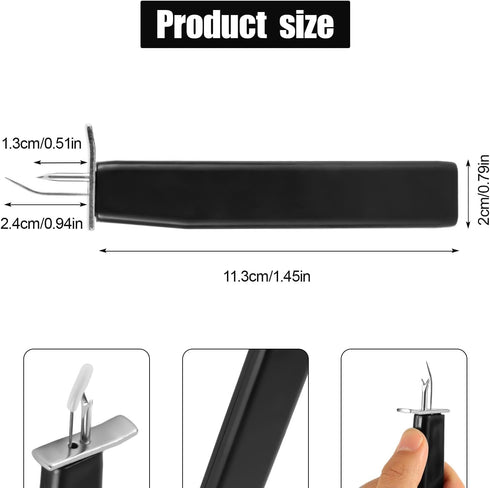 NQEUEPN Bead Knotting Tool for Jewelry Making, Convenient Knotter Tool Bead Cord Knotting Tool Beading Tool for DIY Jewelry Beaded Bracelet Ankle ...