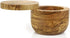 Berard Handcrafted Salt Keeper with Magnetic Lid, 4" Round, Olive Wood...