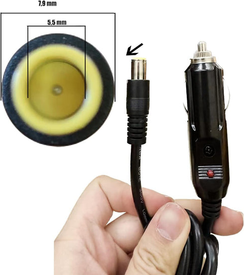 DC 8 mm Car Charging Cable, DC7909 7.9 x 5.5mm Car Cigarette Lighter Cable for Bluetti EB70 EB3A Powerstation......