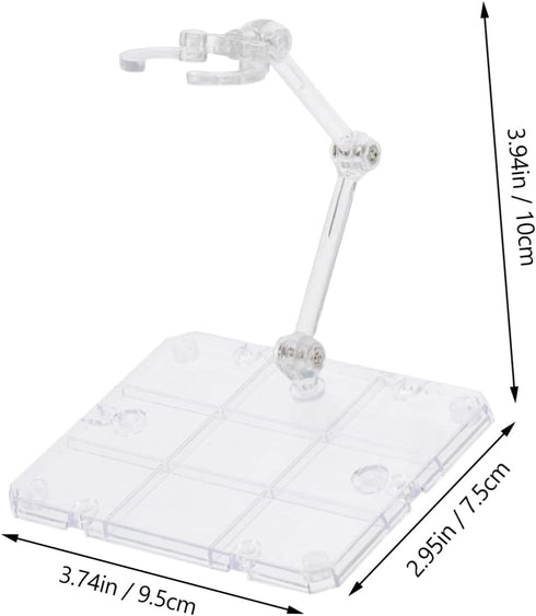 iplusmile Action Figures Metal Model Action Figure Stand Set Figurine Model Display Rack for DIY Assembly Doll Model Support Stand Sturdy Base Act...