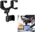 VAGURFO Rear View Mirror Phone Holder Mount, Car Phone Bracket/Stand with 270° Swivel and Adjustable Clips, Universal Smartphone Cradle, Black......