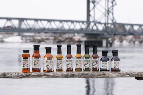 The Spicy Shark Caribbean Reef Shark Scotch Bonnet Pepper Island Hot Sauce 5oz Bottle - Brand featured on Hot Ones...