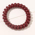 No Crease Coil Hair Ties 20 Pieces Traceless Spiral Hair Ties No Damage Phone Cord Hair Ties Elastics Hair Coils Plastic Hair Bands Spiral Bracele...