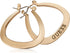 GUESS Basic Small Oval Logo Hoop Earrings...