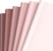 JarThenaAMCS 12 Sheets Dusty Pink Wrapping Paper - Not Roll - 6 Colors Gradient Pink Gift Wrap Paper Folded Flat DIY Craft Art Paper for Wedding B...