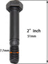 HAKATOP 4 PK Snow Blower Shear Pin Bolt & Nuts Replacement for Ariens 52100100 521001...