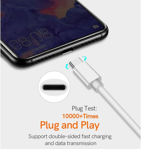2 Pack 20W USB C Wall Charger 6ft Type C Cable PD Charging Block Compatible with iPhone 15 Plus Pro Max S21 S22 S23 Android Cell Phone...
