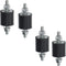 4pcs 20 x 15mm Rubber Mounts Rubber Vibration Isolator Mounts Shock Absorber with M6 x 19mm Studs Vibration Isolators...
