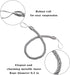 BEL AVENIR Curtain Rope Tiebacks, Drapery Rope Holdbacks with 4 Metal Screw Hooks, 2 Pair - Silver...